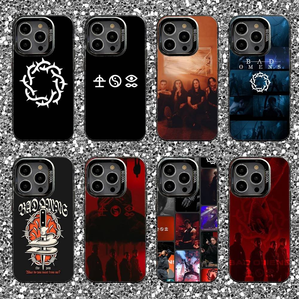 Rock Bad O-Omens Phone Case For iPhone 16,15,14,13,12,11,Pro,XS,Max,Plus,Mini,SE Black Candy Matte Shockproof Cover