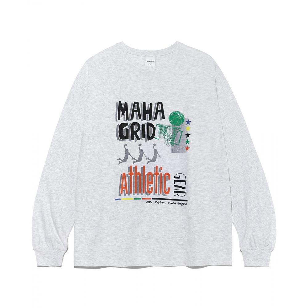 

ФУТБОЛКА MAHAGRID BASKETBALL ATHLETIC LS СВЕТЛО-СЕРАЯMG2CFMT561A