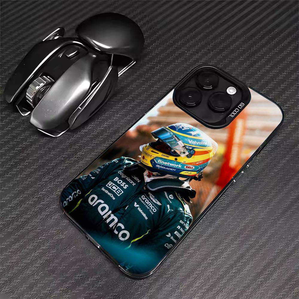 

Racer Alonso Mobile Cell Phone Case For iPhone 17 16 15 14 13 12 11 Pro Max XS Max 7 8 Plus Shockproof Silicone Matte Cover iPhone13