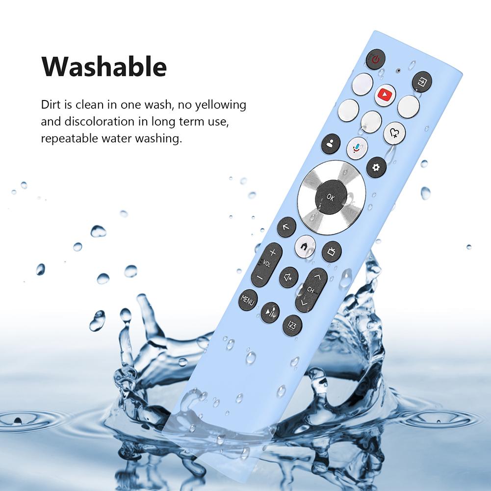 Silicone Cover Protective Case Shockproof Silicone Sleeve Remote Case Soft Protector for Hisense ERF6A80/ERF6G80H/ERF6F80H