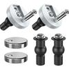 Stainless Steel Toilet Lid Hinges Set Universal Toilet Seat Fit Replacement  Toilet Lid Accessories