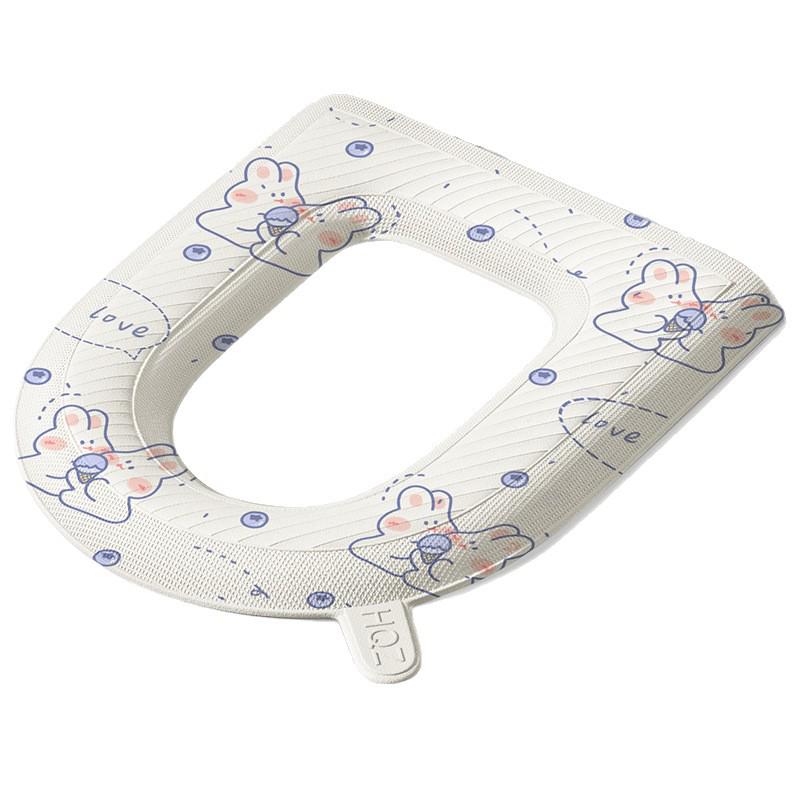Universal EVA Waterproof Toilet Seat Cushion & Cover for All Seasons