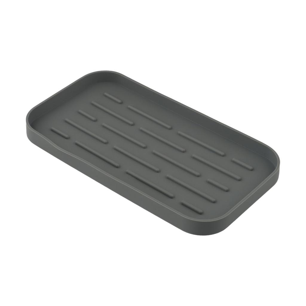 Raised Design Flexible Silicone Silicone Sponge Holder Drain Tray Accessible Coasters Features Note Accessible