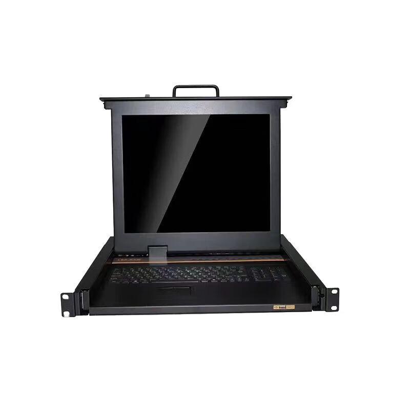 8-Port KVM Switch with Integrated 19-inch Monitor and VGA