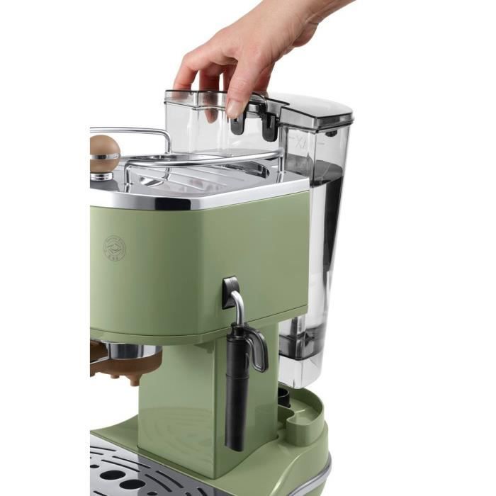 Manuelle Espressomaschine - De'Longhi - Icona Vintage - ECOV310.GR - Grün