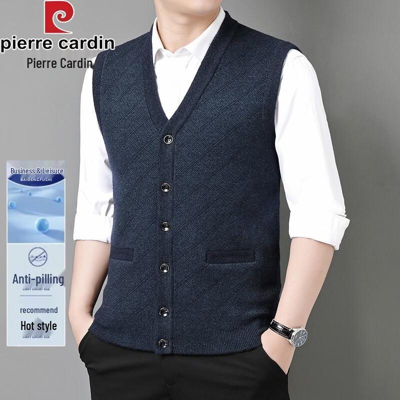 Pierre Cardin Men's V-Neck Knitted Vest