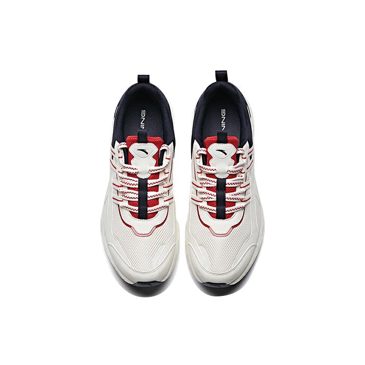 Anta Textile, Synthetic Leather Cushioning Slip Resistant Abrasion Resistant Coverage Low top Running Shoes Men's 912025567-4