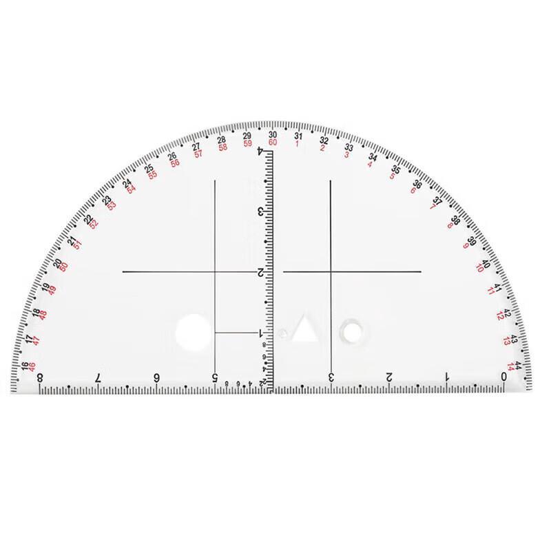 Artillery Command Semicircle Map Ruler