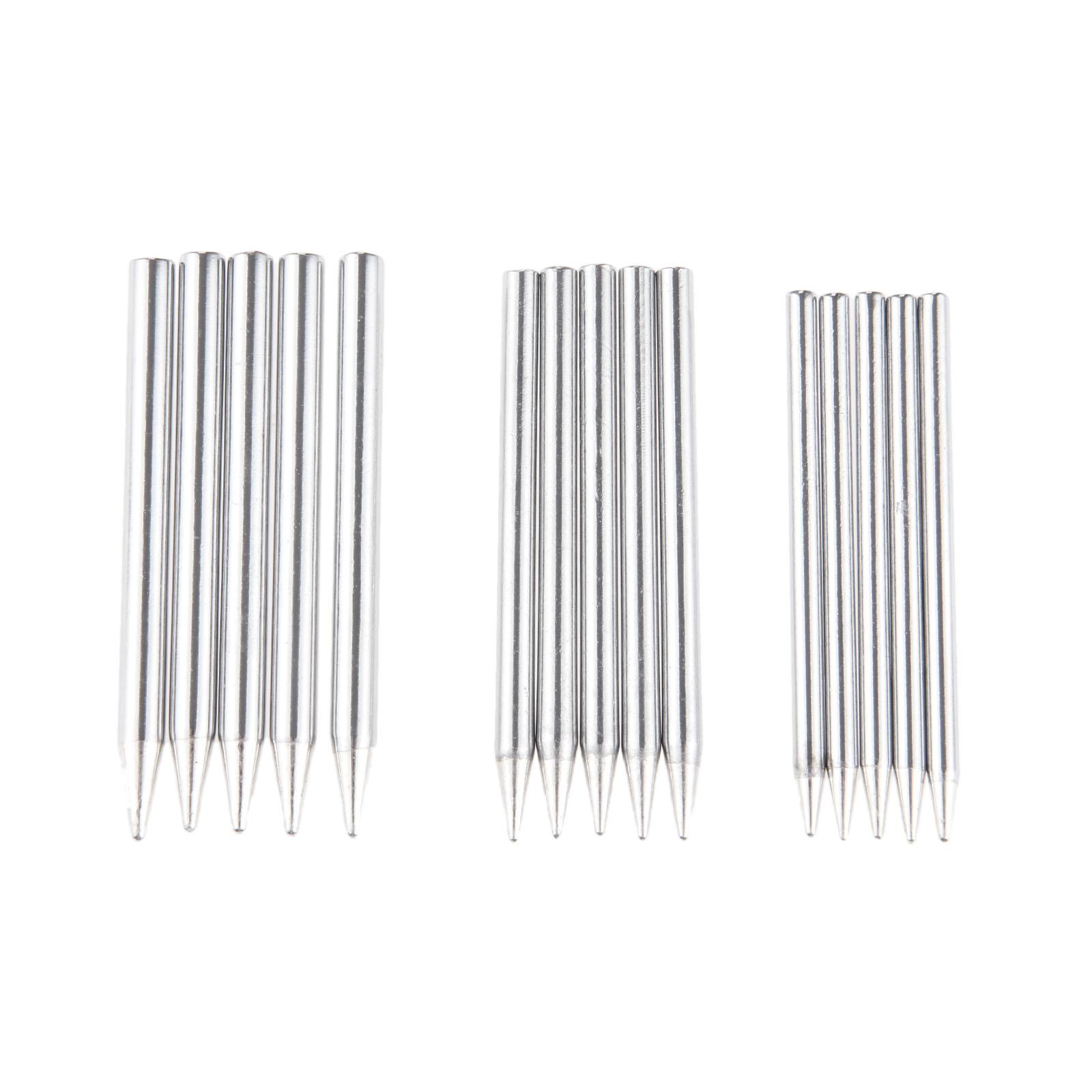 

DRELD 5Pcs/Set Soldering Iron Tips Lead-Free Solder Tips 30W/40W/60W Replacement Welding & Soldering Supplies Welding Tools 30W