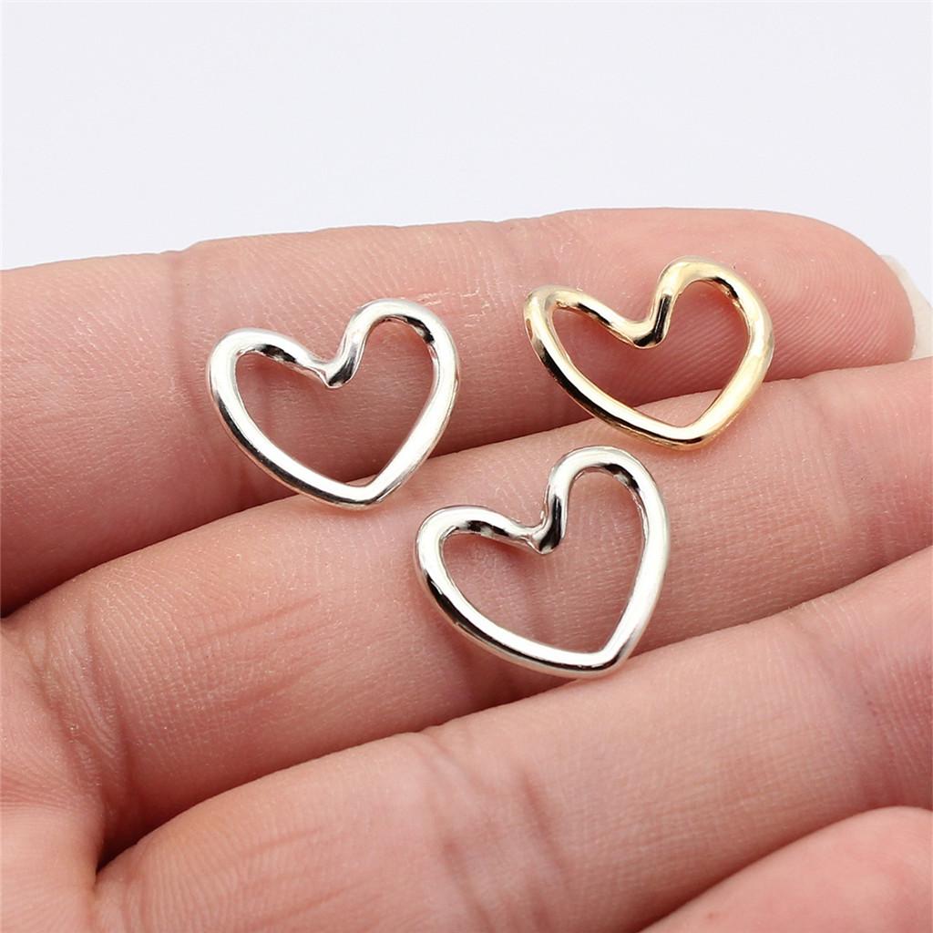 Heart Connectors Love Symbol Antique Bronze Zinc Alloy Jewelry Making DIY Jewelry Making Style Pendant Connectors