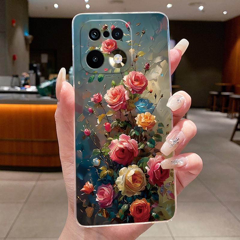 Phone Case For Realme 16 Pro / 16 Pro+ Funda Capa Butterfly Bow Protective Casing Transparent Soft Silicone TPU Cover Coque