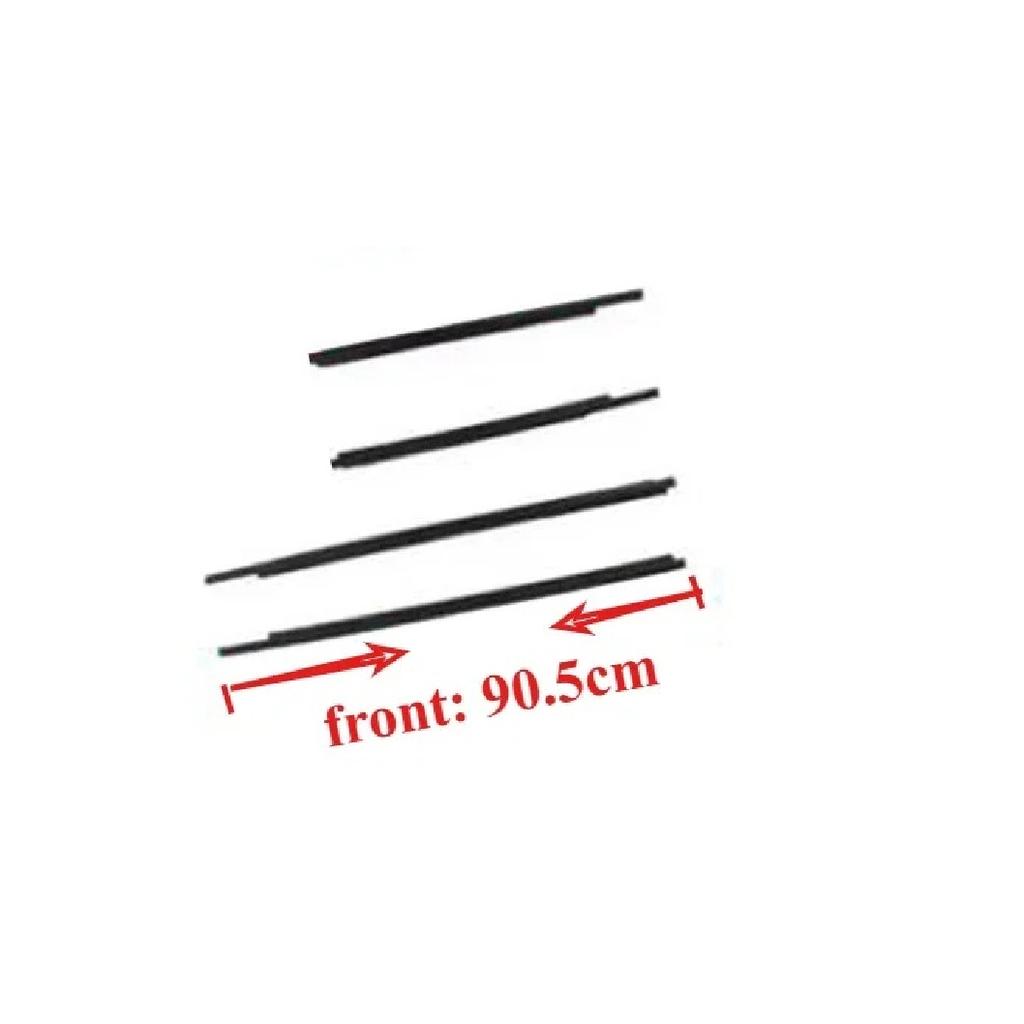 4 Pieces 4 Doors Sealing Strip OEM for Navara D21 1986-1997 Belt Moulding Trim rubber seal