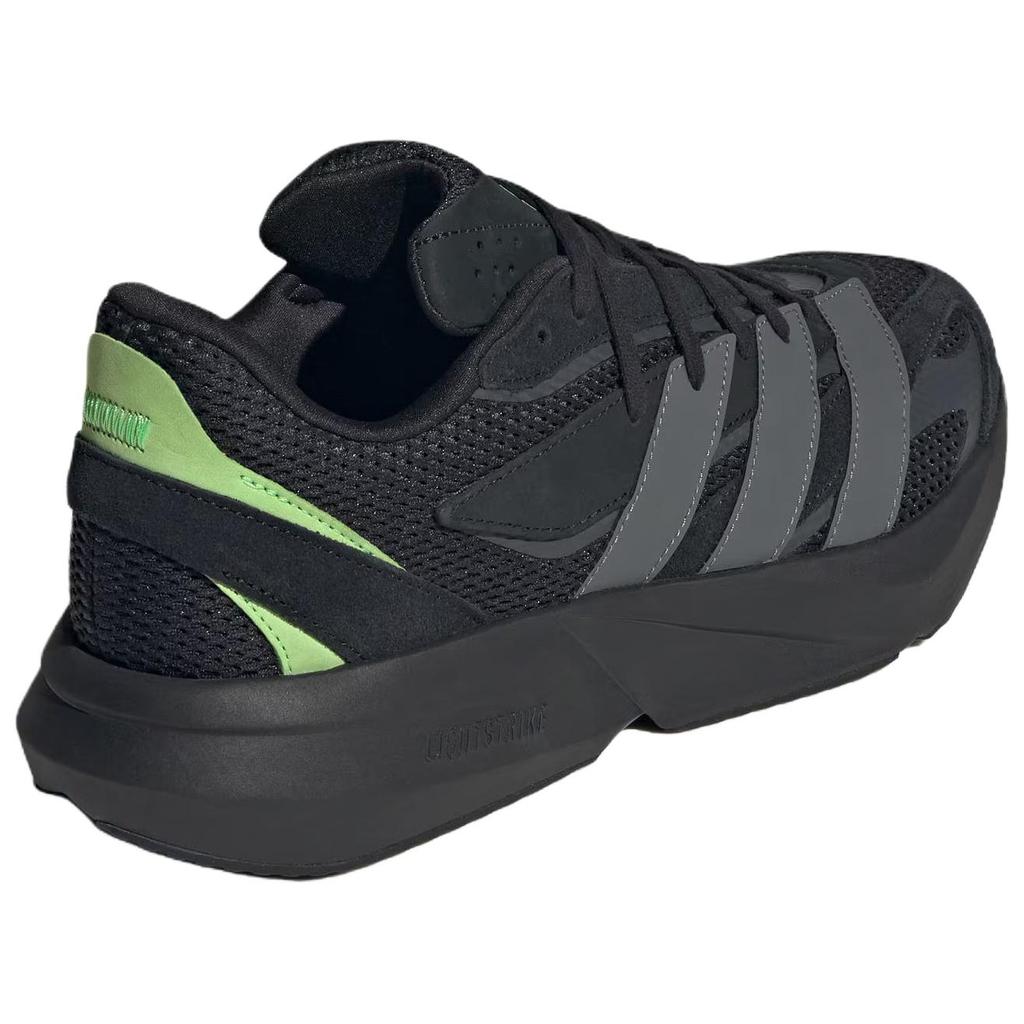 Adidas Lightblaze Versatile Comfortable Mesh Durable Low-Top Running Shoes Men Sneakers Black JR3465