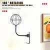 1PC Wall Mounted Helmet Holder Stainless Steel 180° Rotation Motorcycle Rack with Double Hook Bike Helmet for Bicycle Helmets