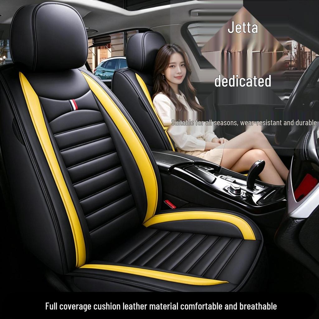 Universal Full Surround Car Seat Cushion for All Seasons, Compatible with Volkswagen Jetta Avant and Partner Spring Models