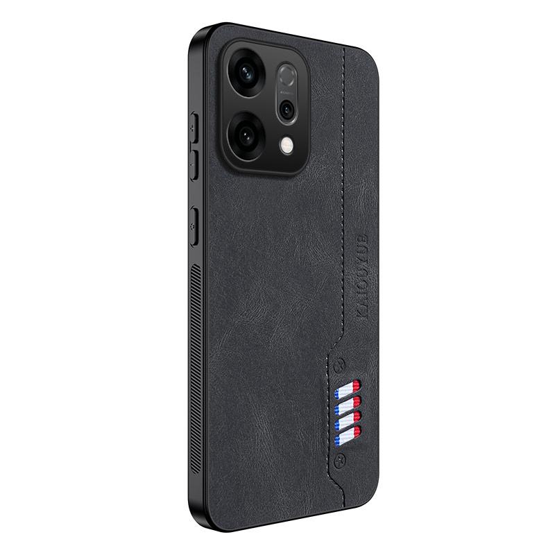 For Oppo Reno14 5G Skin Feel Matte Leather Phone Case Soft Back Cover Funda For Oppo Reno14 Protector