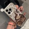 Cute Little Deer Phone Case For IPhone 11 13 12 Pro 14 16 Plus 15 Pro Max Case 17Air Case Silicone Shockproof Soft Cover Cases