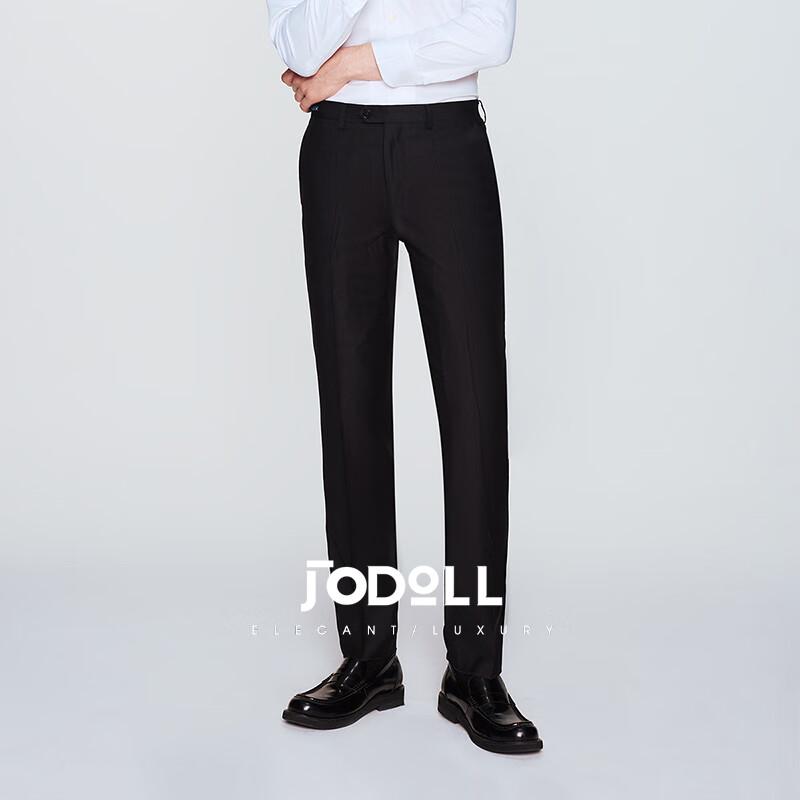JODOLL Men's Wool Blend Business Casual Suit Pants