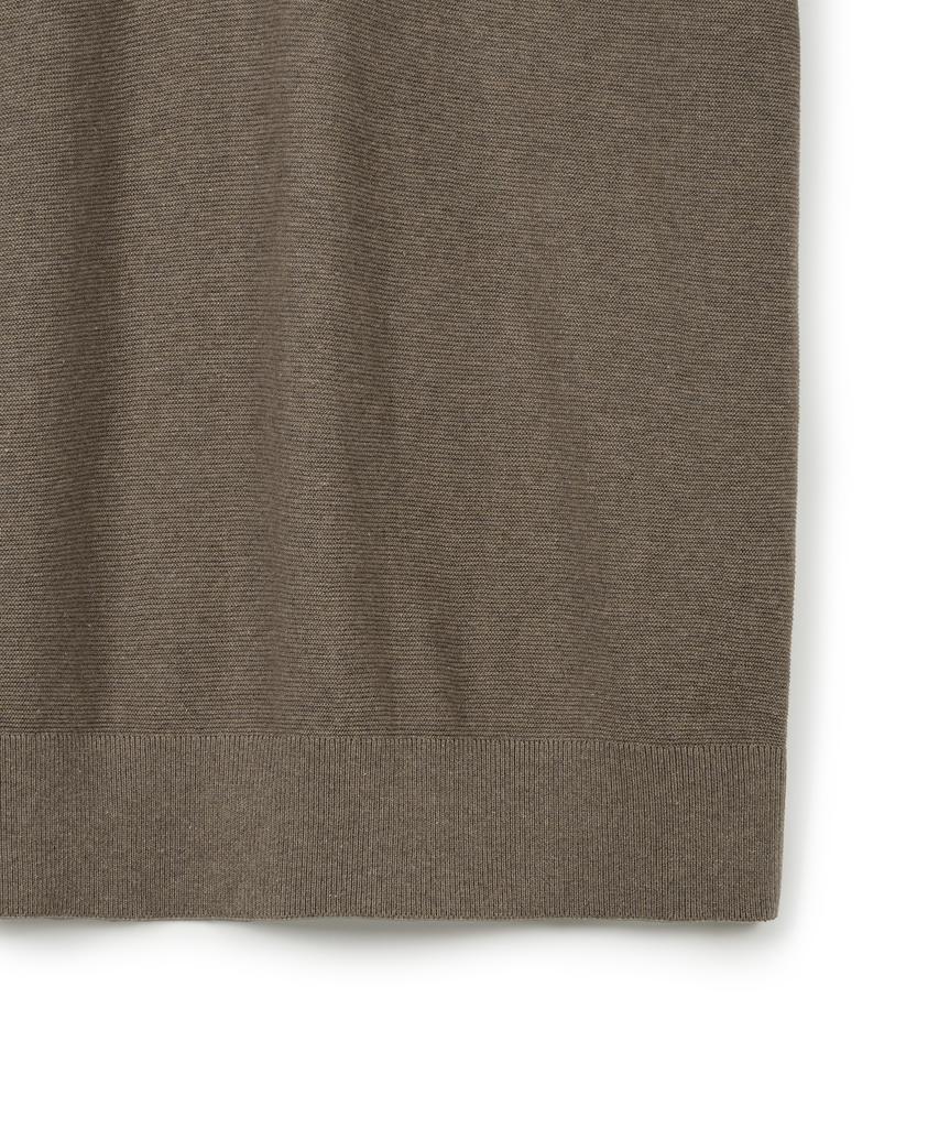 USPOLOASSN Short Sleeve Collared Knit_Melange Beige