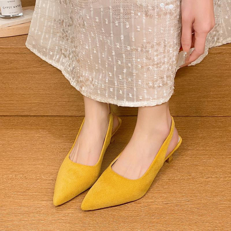 Fashion 2025 Fashion Slingbacks Women's High Heels Pointed Toe Thin Heels Slip On Pumps for Classics Shallow Daily Dress Sandals Zapatos