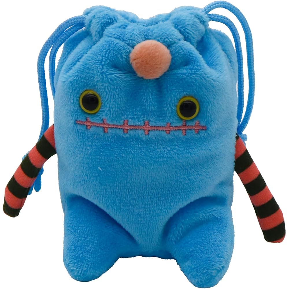 Sinada Moke Moke Chimokke Kinchaku Pouch Plush Toy 20cm