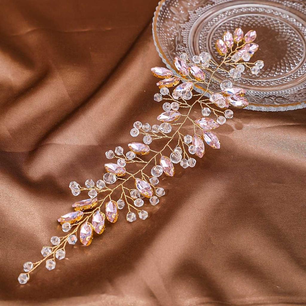 Silver Color Headband Crystal Hairband Tiara For Women Pageant Party Bridal Wedding Hair Accessories Jewelry Band Headband Gift