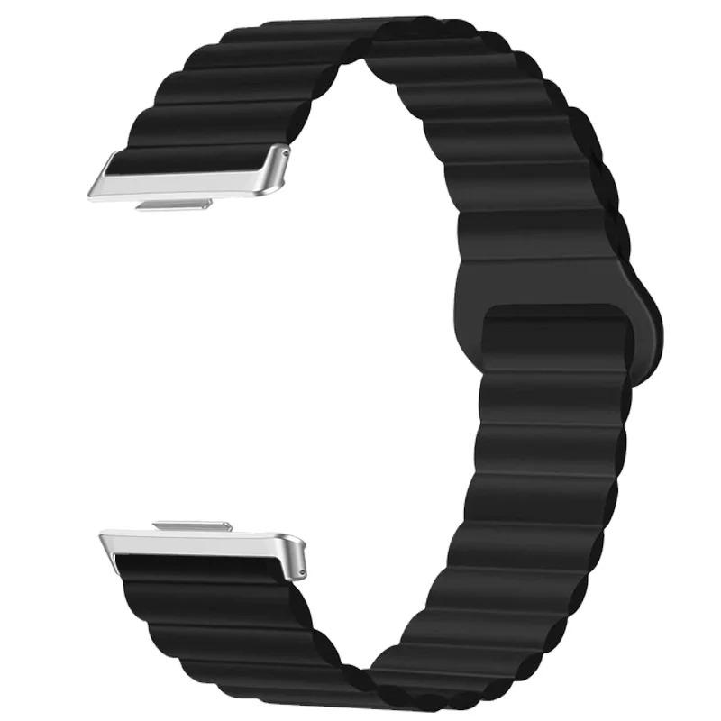 Silicone Sport Watchband For Huawei Watch Fit 4 Fit 4Pro Fit 3 Magnetic Loop Bracelet For Huawei Watch Fit3 Smartwatch Wristband