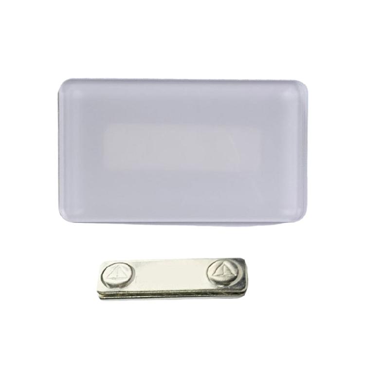 Portable Sturdy Acrylic Badge with Long Time Use Print Clarity for Diverses Event Applications Daily Casual Use