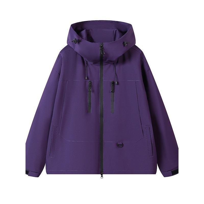 Couple Outdoor Mountain Single-pull Jacket Spring and Autumn New Thin American Functional Waterproof Outdoor Top
