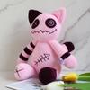 Zombi Kedi Peluş Oyuncak Peluş Hayvan Peluş Oyuncak Pembe Kawaii Kedi Bebek Karikatür Çevresel Oyuncak Yastık Ev Dekor Hediye
