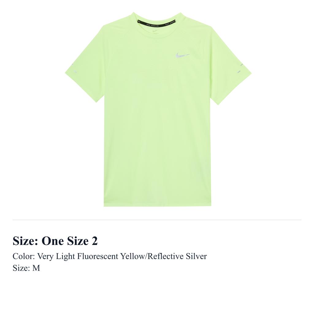 Nike Dri FIT ADV T Shirt Men's Ultra Light Neon Yellow/Reflection Silver HV5204-701