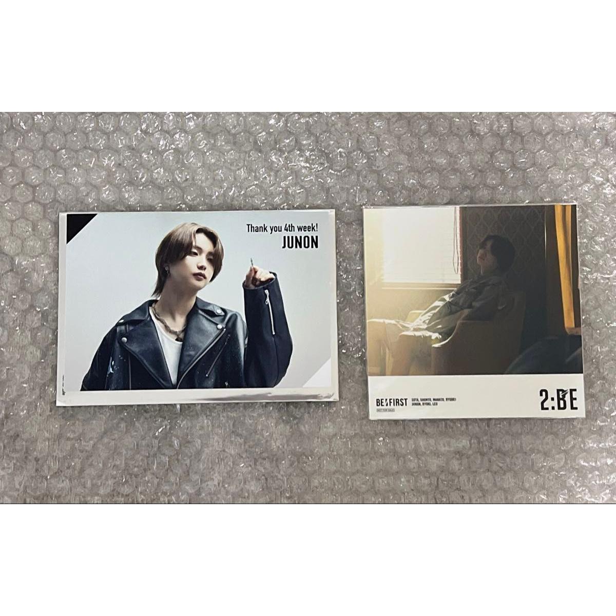 Used BE:FIRST Junon movie postcard jacket size sticker