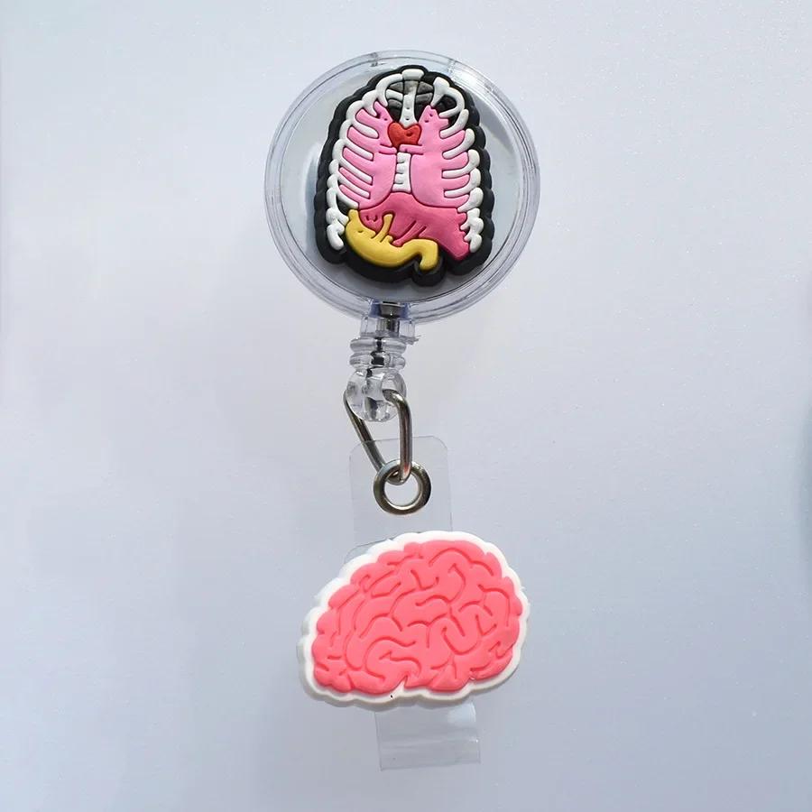 

New Medical Style Badge Reel Nurse Workers Enfermera ID Holder Retractable Name Card Holder Accessory