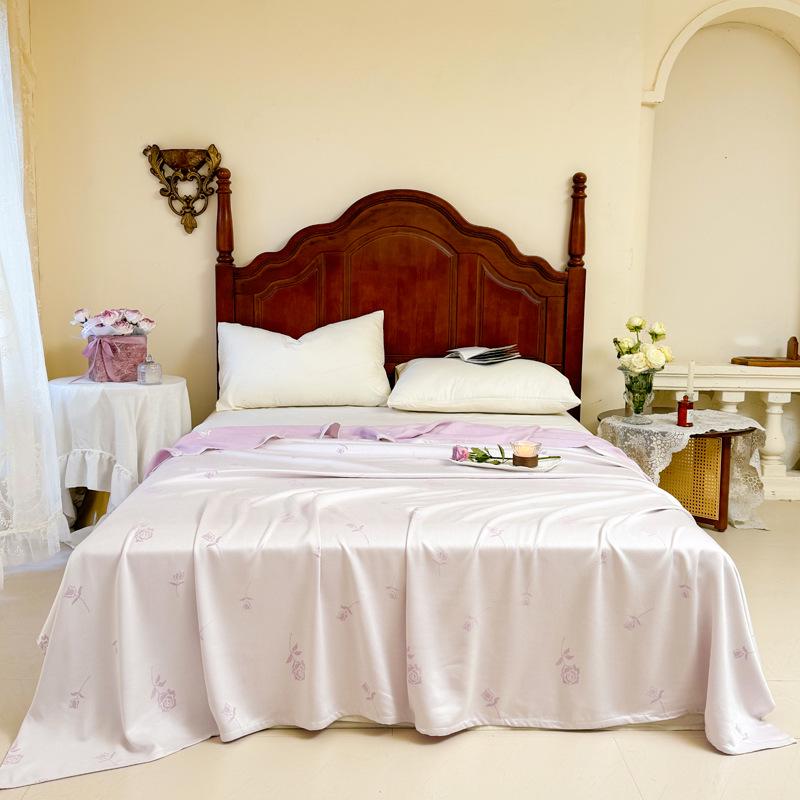 

Жаккардовое полотенце-одеяло из бамбукового волокна - Класс А, Качество для мамы и малыша, Многофункциональный плед 100x150 cm Single Layer Blanket