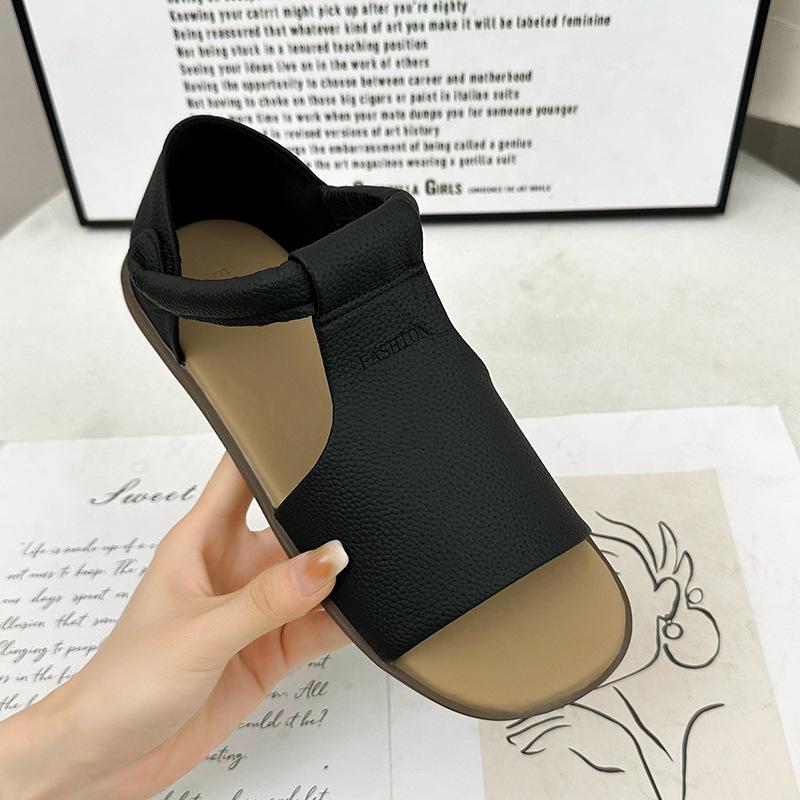 Niche design sense fashionable versatile sandals women wear summer new niche casual comfortable beach sandals