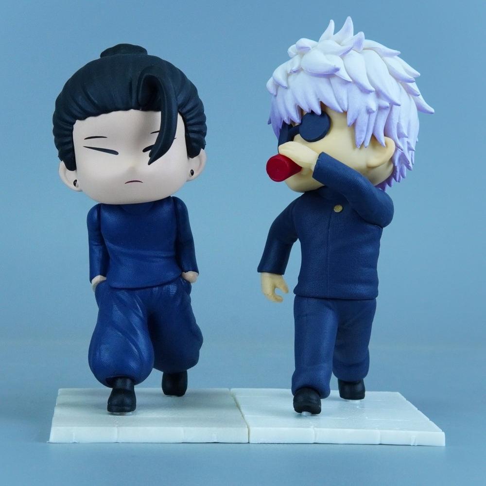 11cm/4.33in Anime Jujutsu Kaisen Figure Geto Suguru Gojo Satoru Action Figures Pvc Statue Collection Model Toys Gifts