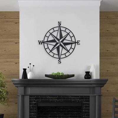 Trendy Metal Wall Art Decor Iron Sculpture for Home Room Accent