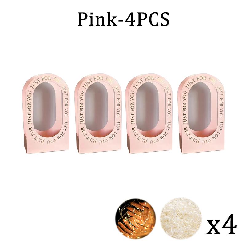 Simple Hollow Hand-Held Flower Basket Paper Flower Bouquet Floral Arrangement Carton Packaging Box Decoration Supplies