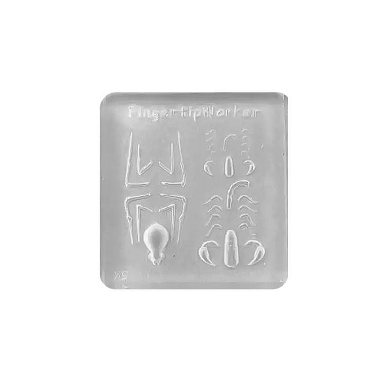 

3D Spider Scorpion Silicone Nail Mold DIY Dark Punk Style Soft Stamping Plates Manicure Art Mould Tools Decorations Templates
