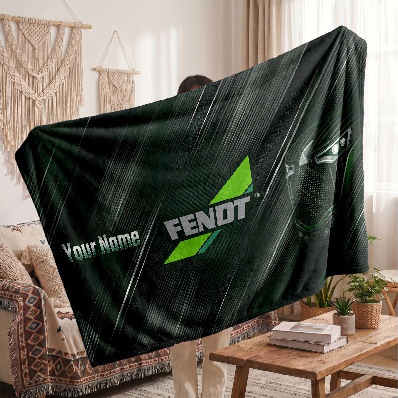 Coperta di Flanella Fendt, Testo Nome Personalizzato Morbida Coperta da Divano Decorazione per la Casa Regalo