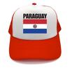 Paraguay Flag Baseball Caps for Unisex Women Country Fans Trucker Hat Summer Mesh Net Adjustable Snapback Cap