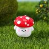 Smiling Mushroom Moss and Succulent Resin Ornaments for Creative DIY Micro Landscaping