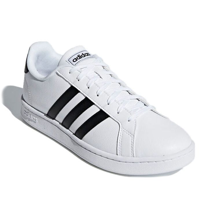 Adidas Grand Court Cloud White Unisex Sneakers Black Core-Black F36392