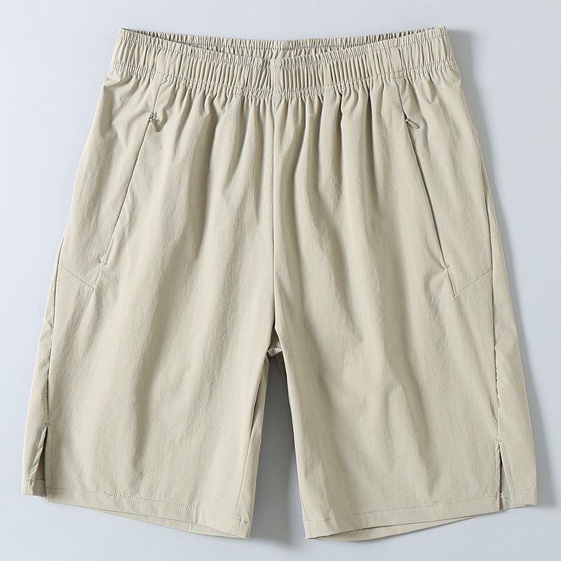 Export Tail Goods Outdoor Cool Breathable Beach Pants Men's Summer Thin Quick-Drying Loose Elastic Sports Knee Length Shorts