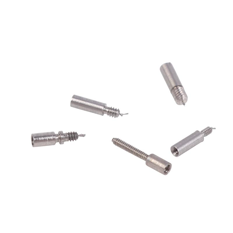 10Pcs Watch Movement Stem Longer Stem 0.9/0.7Mm Lengthening Movement Stem Steel Change Thickness Watch Accessories