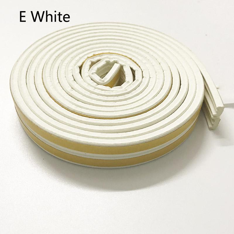 Home Soundproofing Door Foam Window Rubber 5M E Type Self Adhesive Seal Strip Home Soundproofing Door Foam Window Rubber 5M E Type Self Adhesive Seal Strip