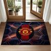 Manchester United Design Kristall Samt Teppich Weiche Dekorative Matte für Schlafzimmer Eingang