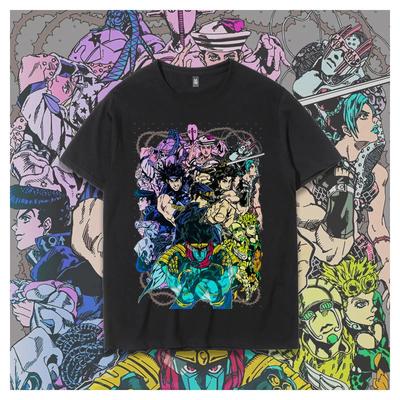Jojo's Bizarre Adventure Cosplay Anime T-Shirt Tee Undershirt Cotton