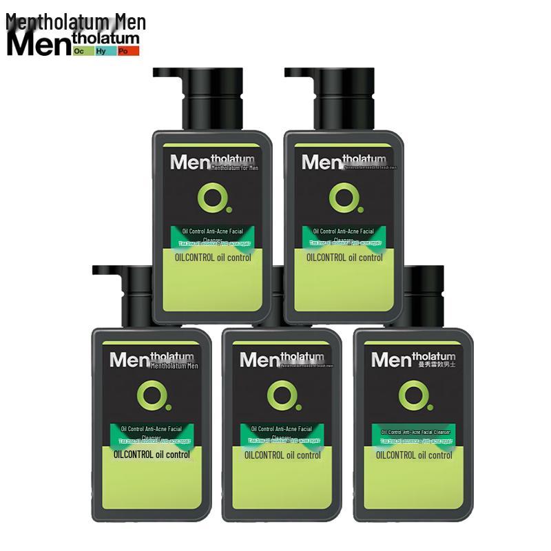 Mentholatum Men s Oil Control Anti-Acne Facial Cleanser (5-Pack)