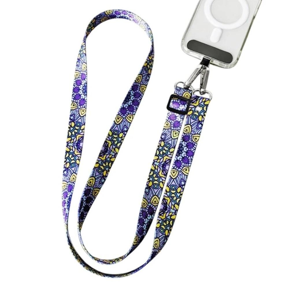 Adjustable Mobile Phone Lanyard With Gasket Hanging Cord Fashion Crossbody Neck Strap